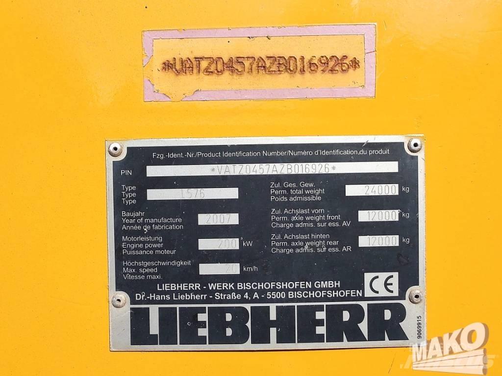 Liebherr L 576 Cargadoras sobre ruedas