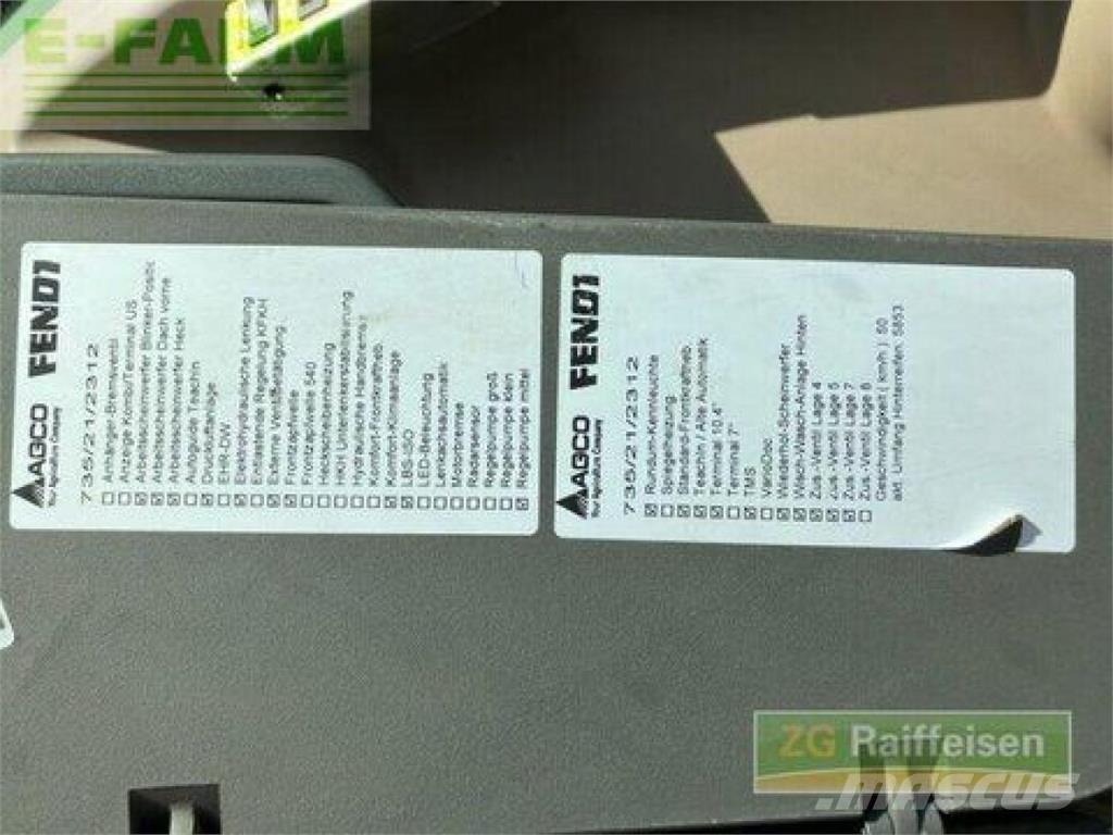 Fendt 720 vario Tractores