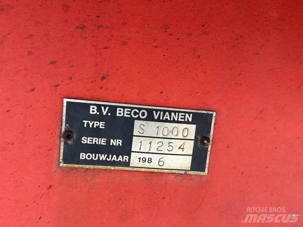 Beco S 1000 Maquinaria para servicios públicos