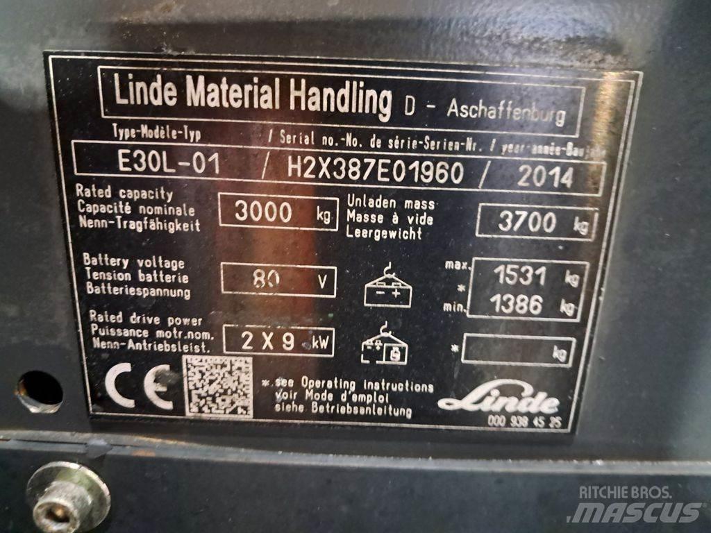 Linde E30L-01 Carretillas de horquilla eléctrica