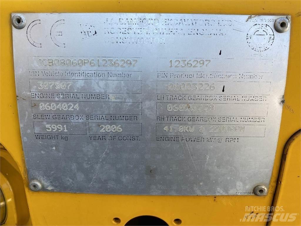 JCB 8060 Excavadoras de ruedas