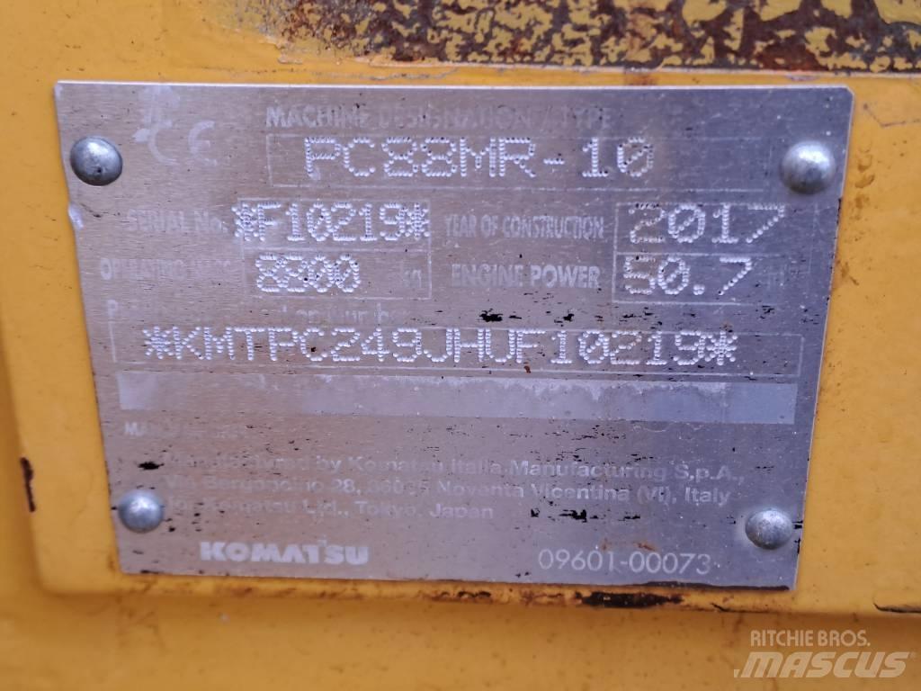 Komatsu PC 88 MR Excavadoras de zanjas
