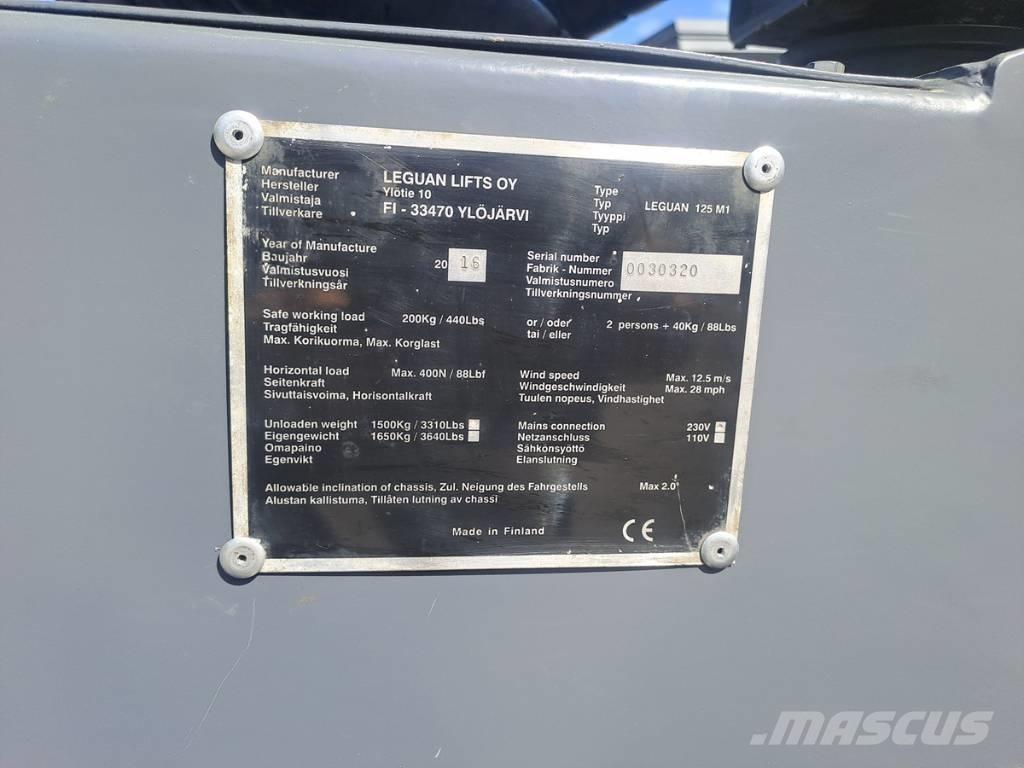 Leguan 125 Plataforma elevadora autopropulsada