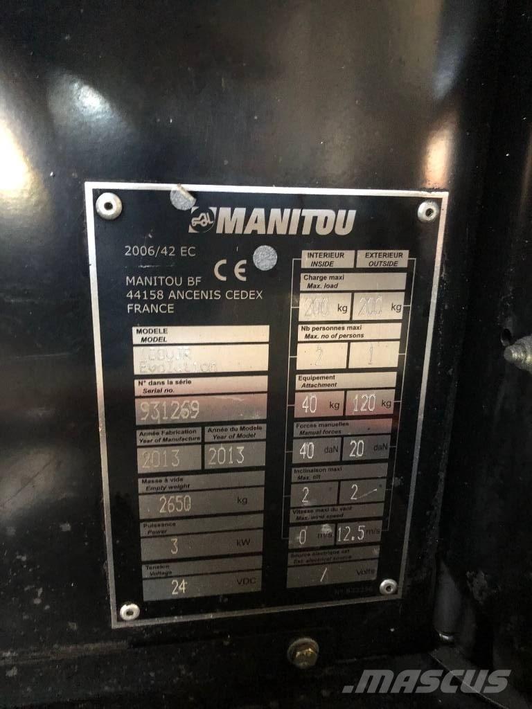 Manitou 100 VJR Plataformas tijera