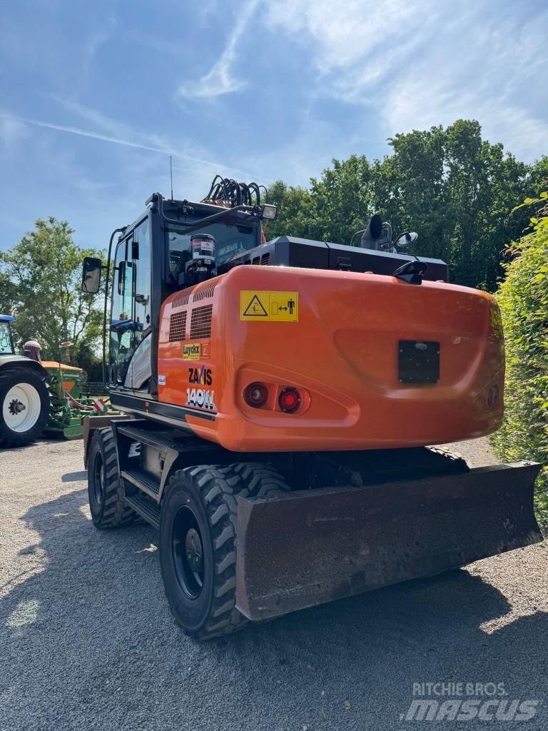 Hitachi Zaxis 140 W Excavadoras de ruedas