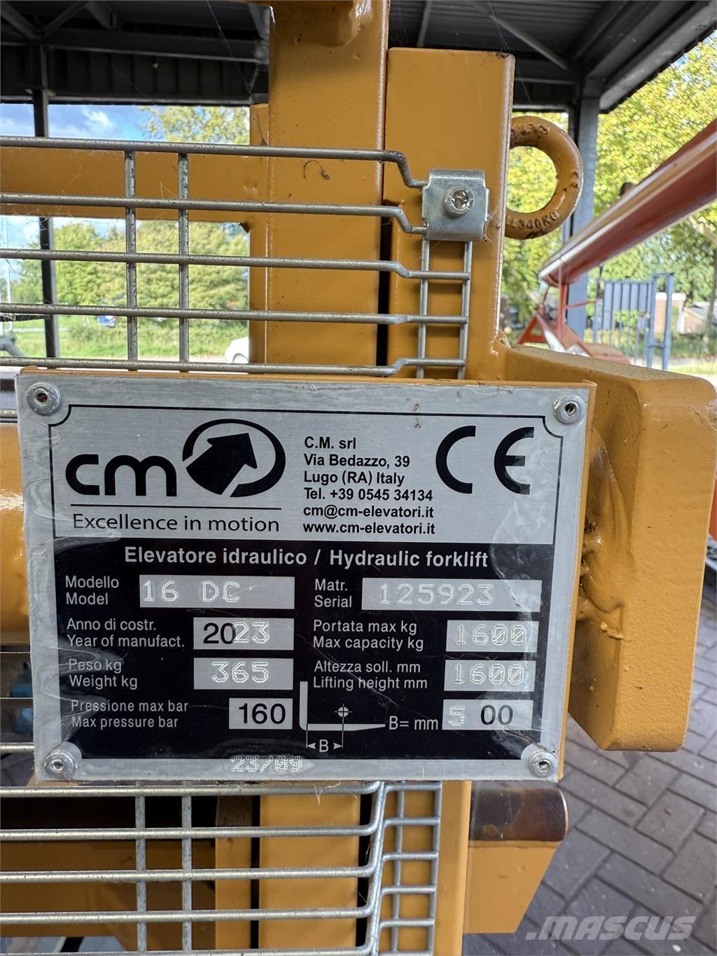 CM 16 DC DUPLEX Otros equipos de carga y excavación