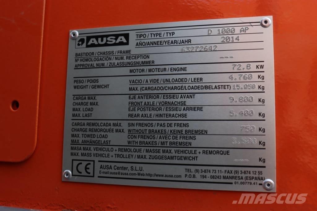 Ausa D 1000 AP Dúmpers de obra