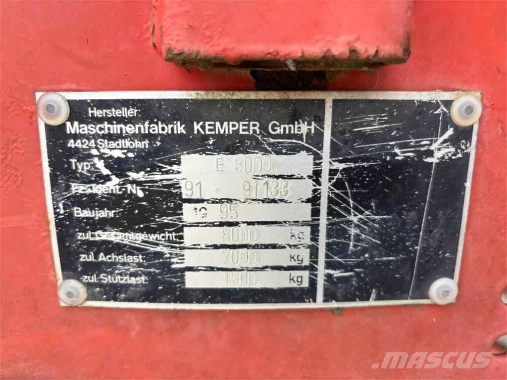 Kemper E 8000 Remolques esparcidores de estiércol