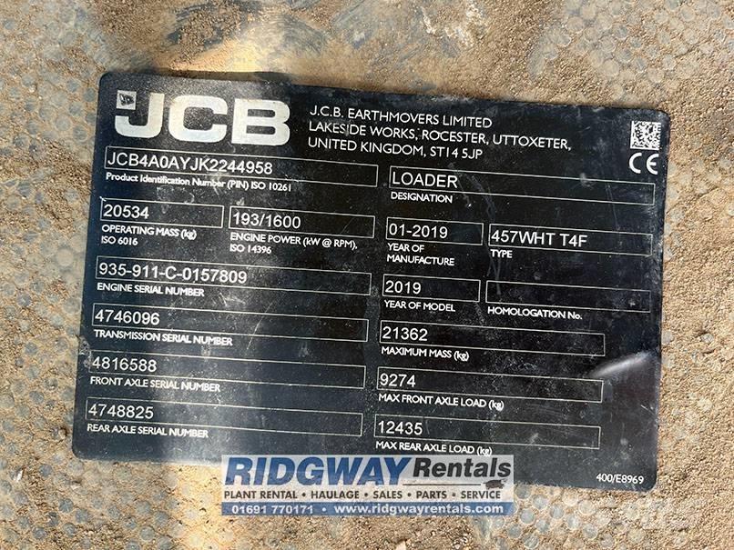 JCB 457 Cargadoras sobre ruedas