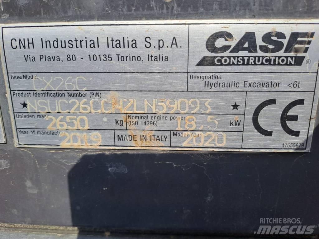 CASE CX 26 C Mini excavadoras < 7t