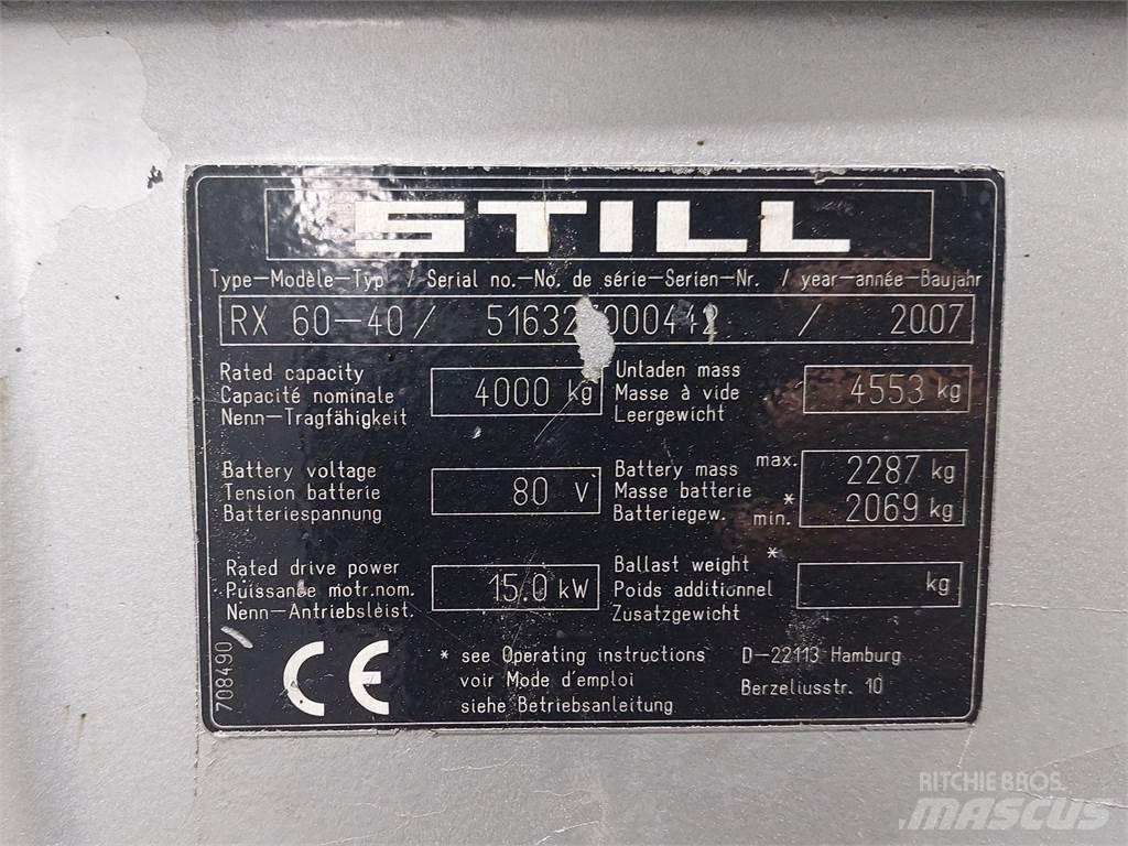 Still RX60 40 Carretillas de horquilla eléctrica