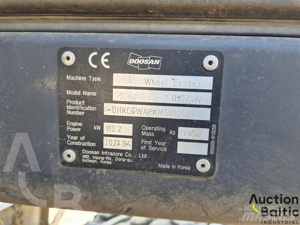 Doosan DX 170 W-5 Excavadoras de ruedas