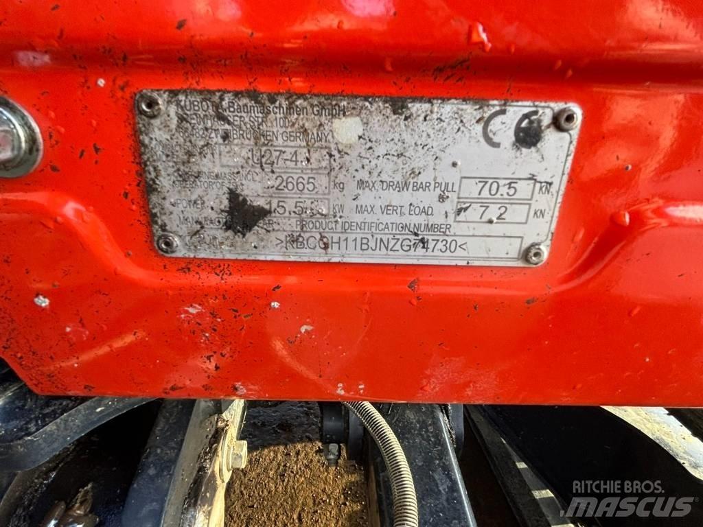Kubota U 27-4 Mini excavadoras < 7t
