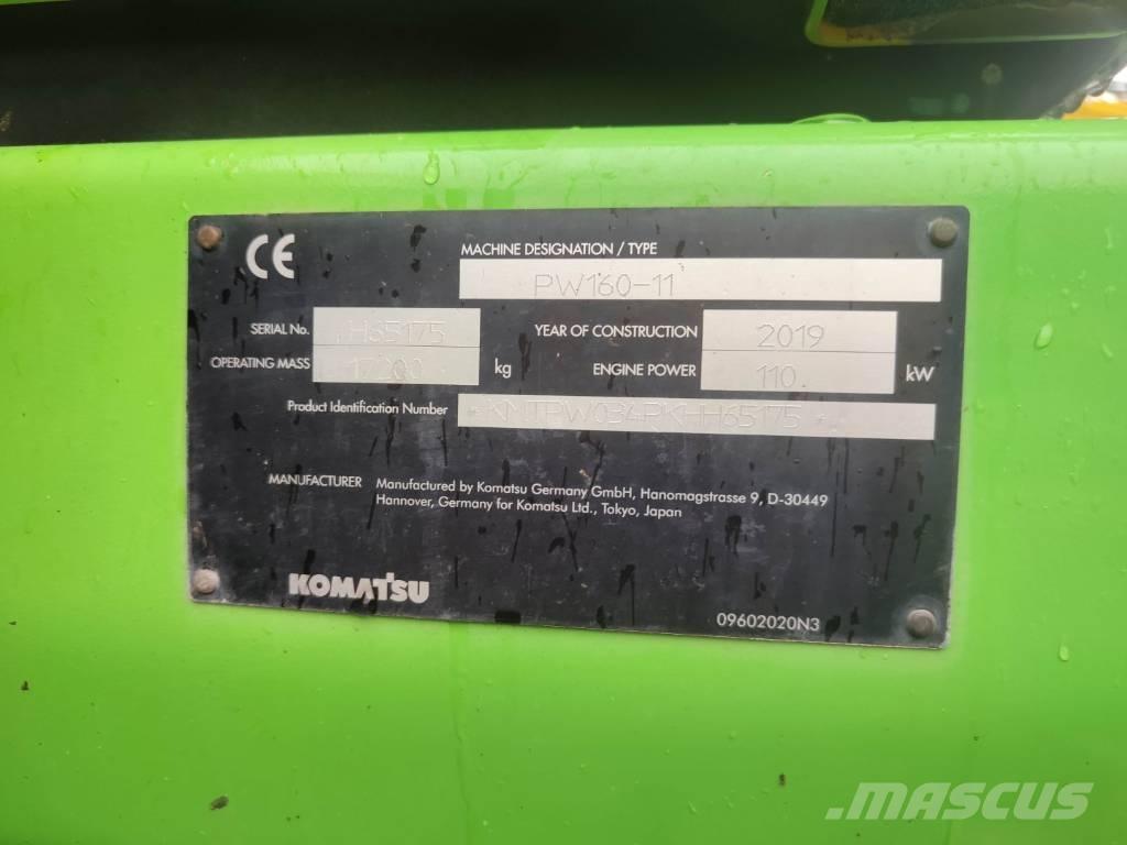 Komatsu PW 160-11 Excavadoras de ruedas