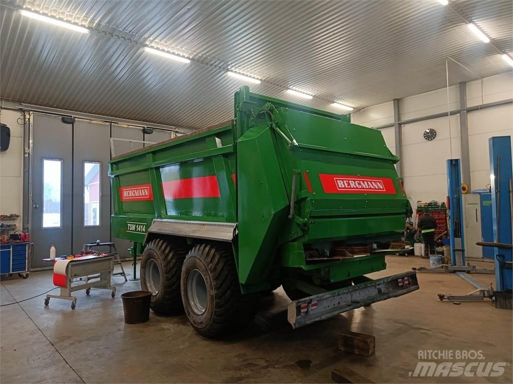 Bergmann TSW1414 Remolques esparcidores de estiércol