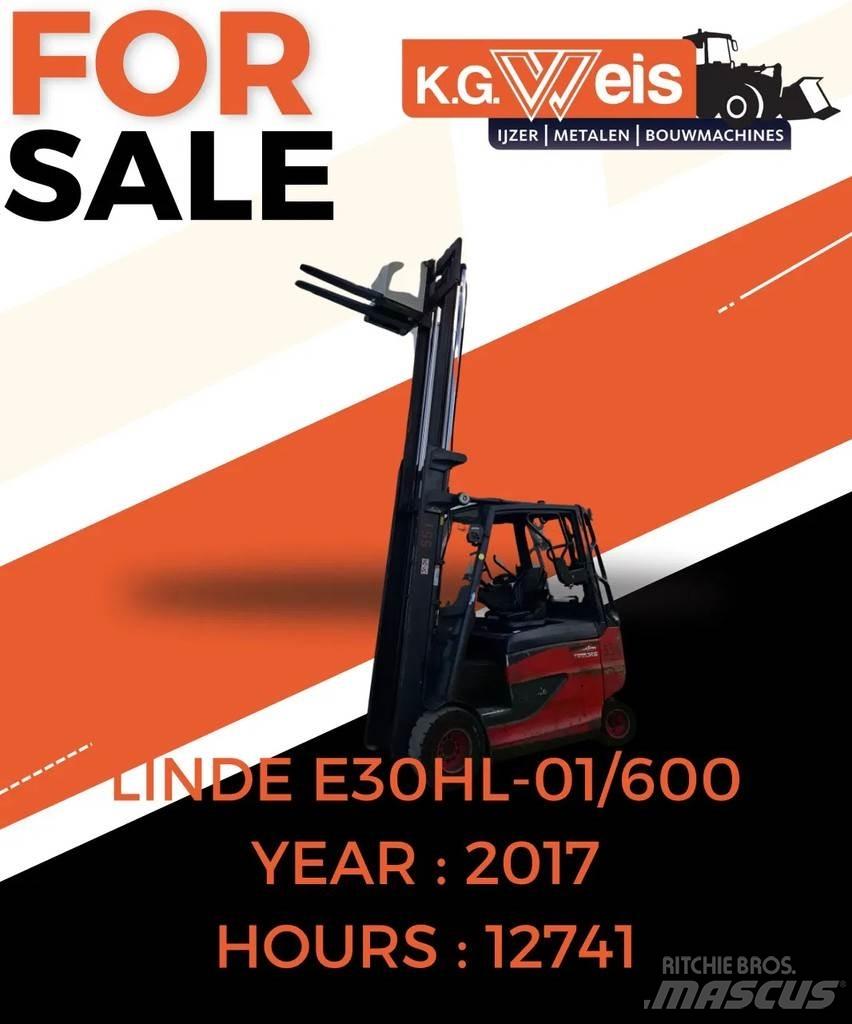 Linde E30HL01-600 Carretillas de horquilla eléctrica