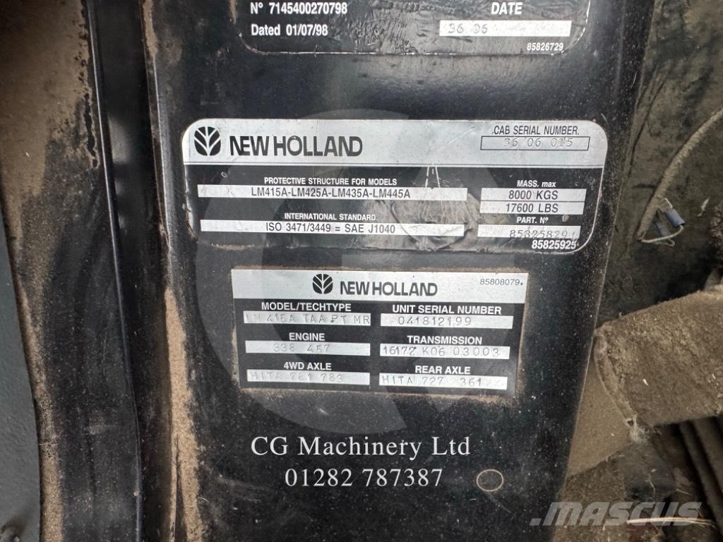 New Holland LM 415 A Manipuladores telescópicos agrícolas