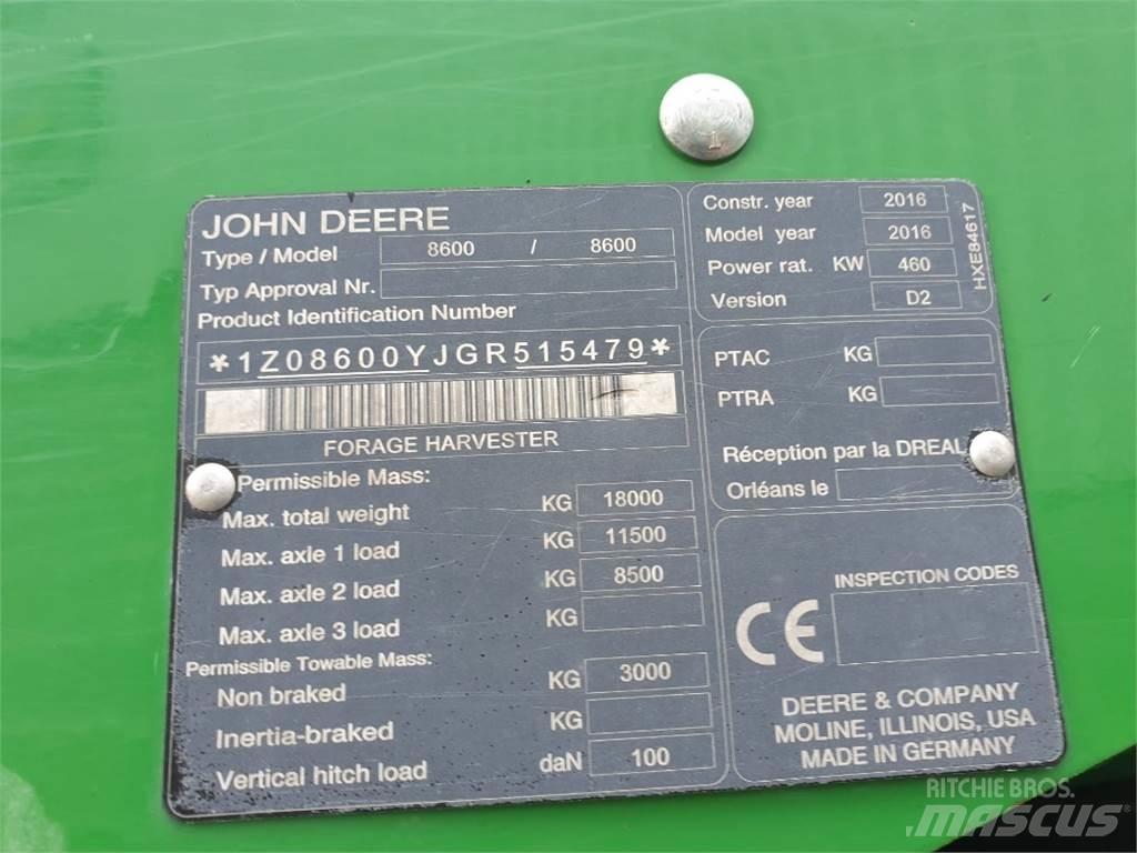 John Deere 8600I Cosechadoras de forraje