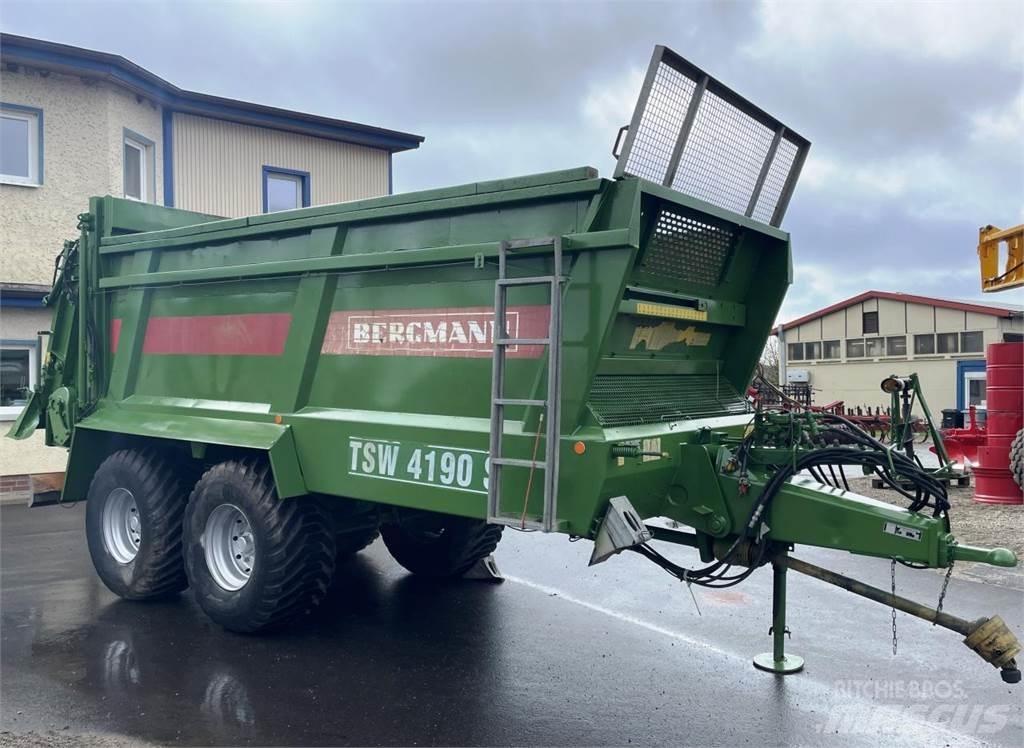 Bergmann TSW 4190S Remolques esparcidores de estiércol