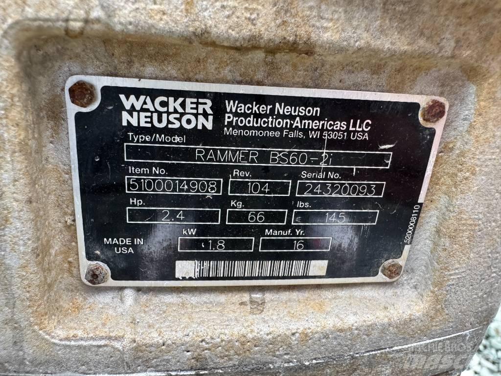 Wacker Neuson BS60-2 Pisones compactadores