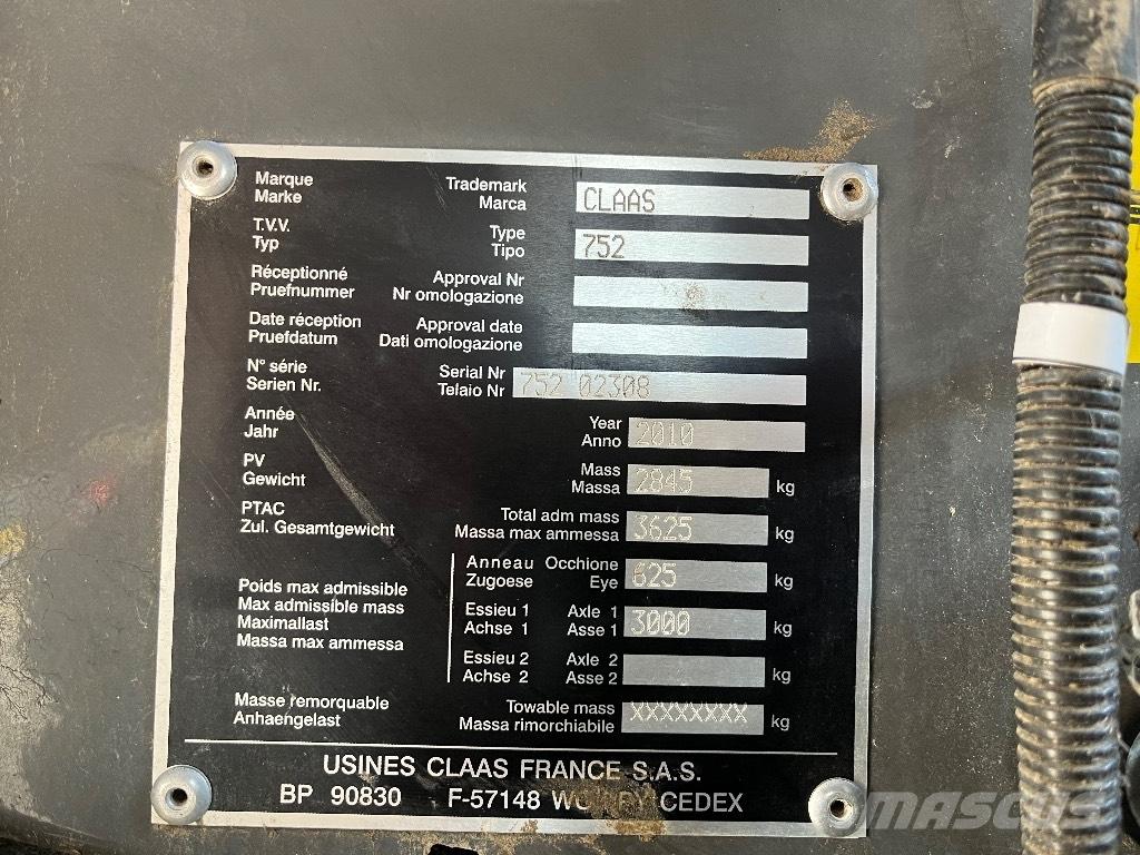 CLAAS Variant 380 Rotoempacadoras