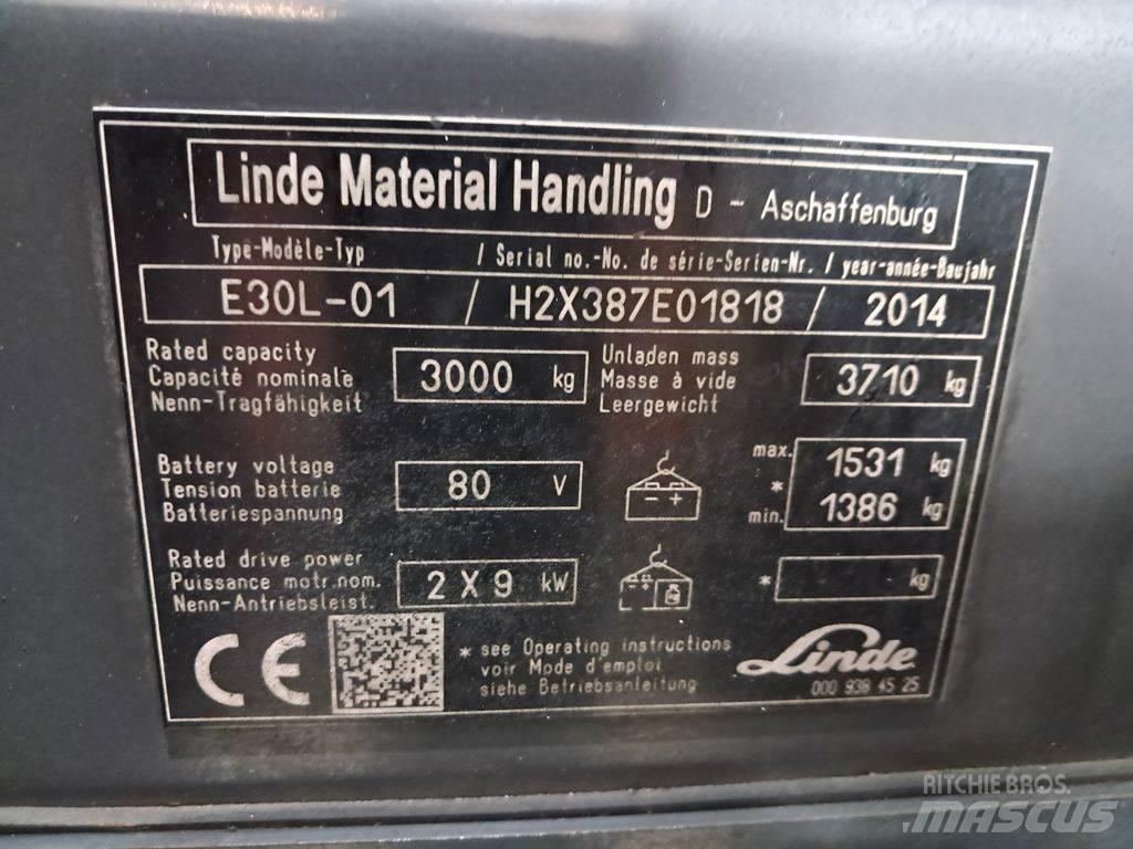 Linde E30L-01 Carretillas de horquilla eléctrica