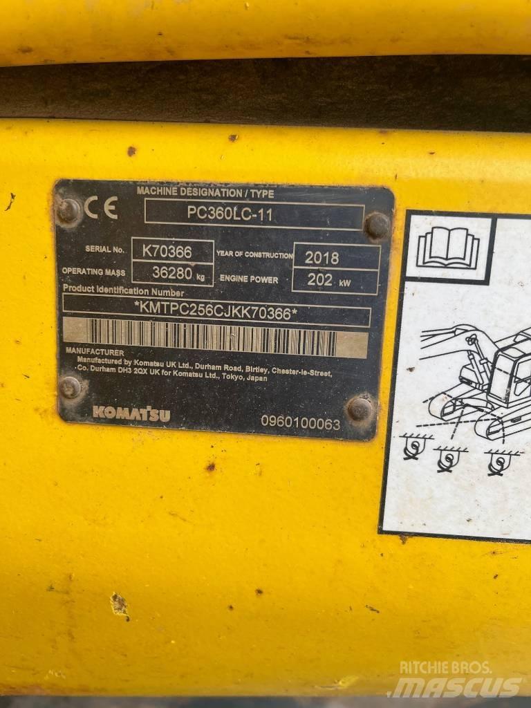 Komatsu PC360LC-11 Excavadoras de cadenas