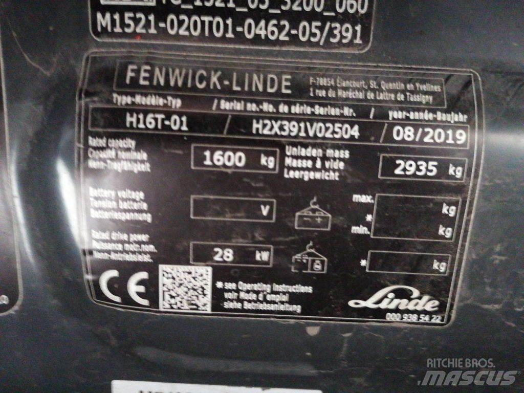 Linde H16T-01 Carretillas LPG