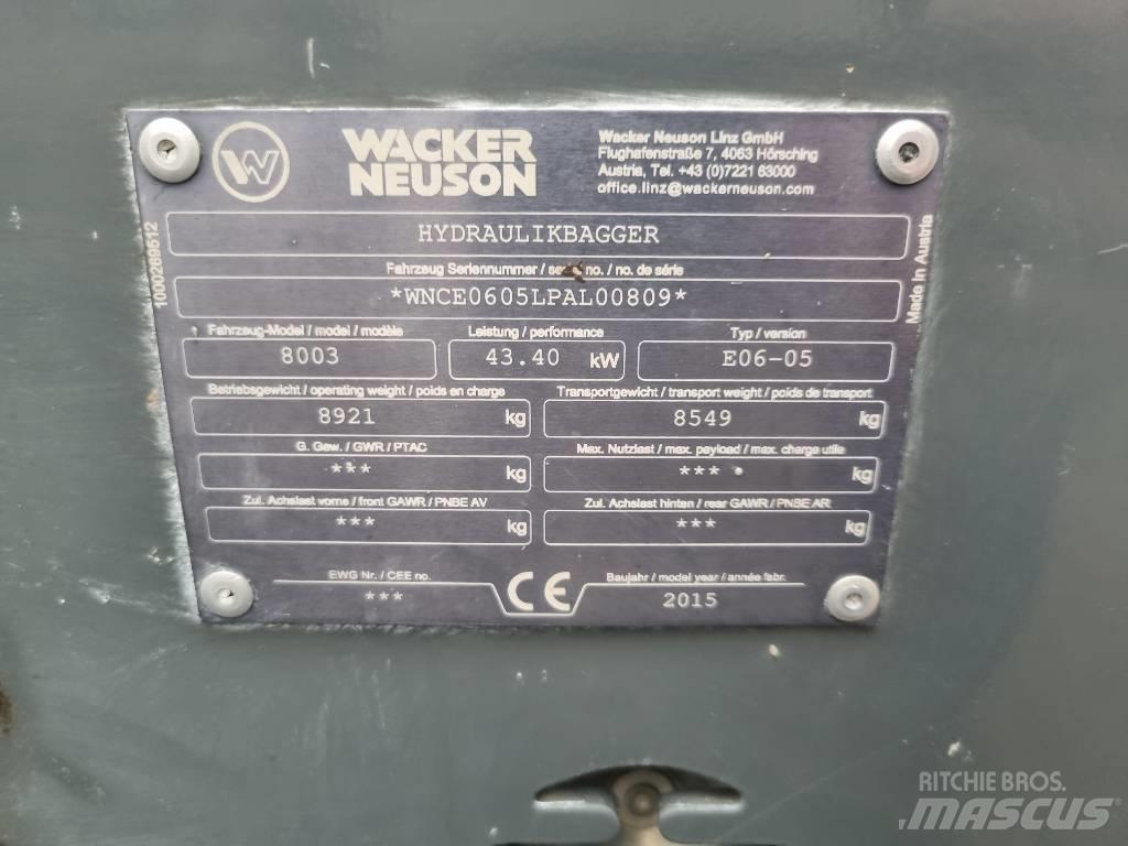 Wacker Neuson 8003 Excavadoras 7t - 12t