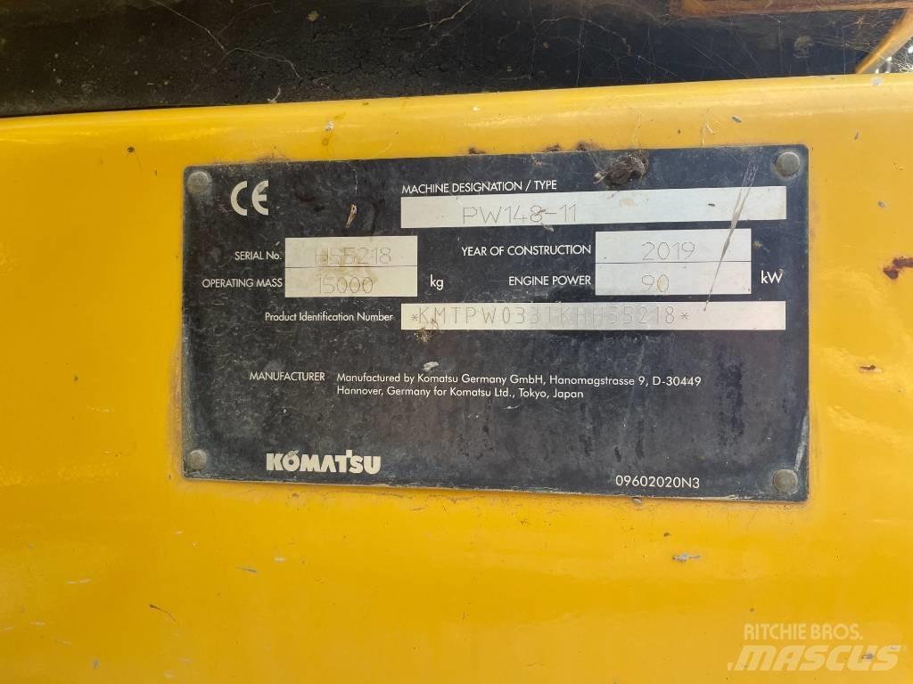 Komatsu PW 148-11 Excavadoras de ruedas