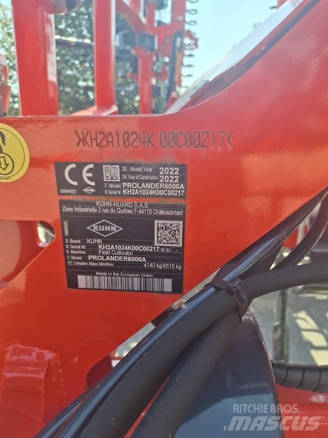 Kuhn Prolander 6000 Cultivadores
