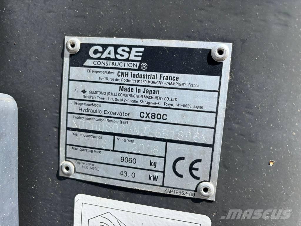 CASE CX 80 C Excavadoras 7t - 12t