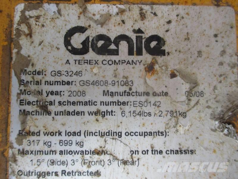 Genie GS 3246 Plataformas tijera