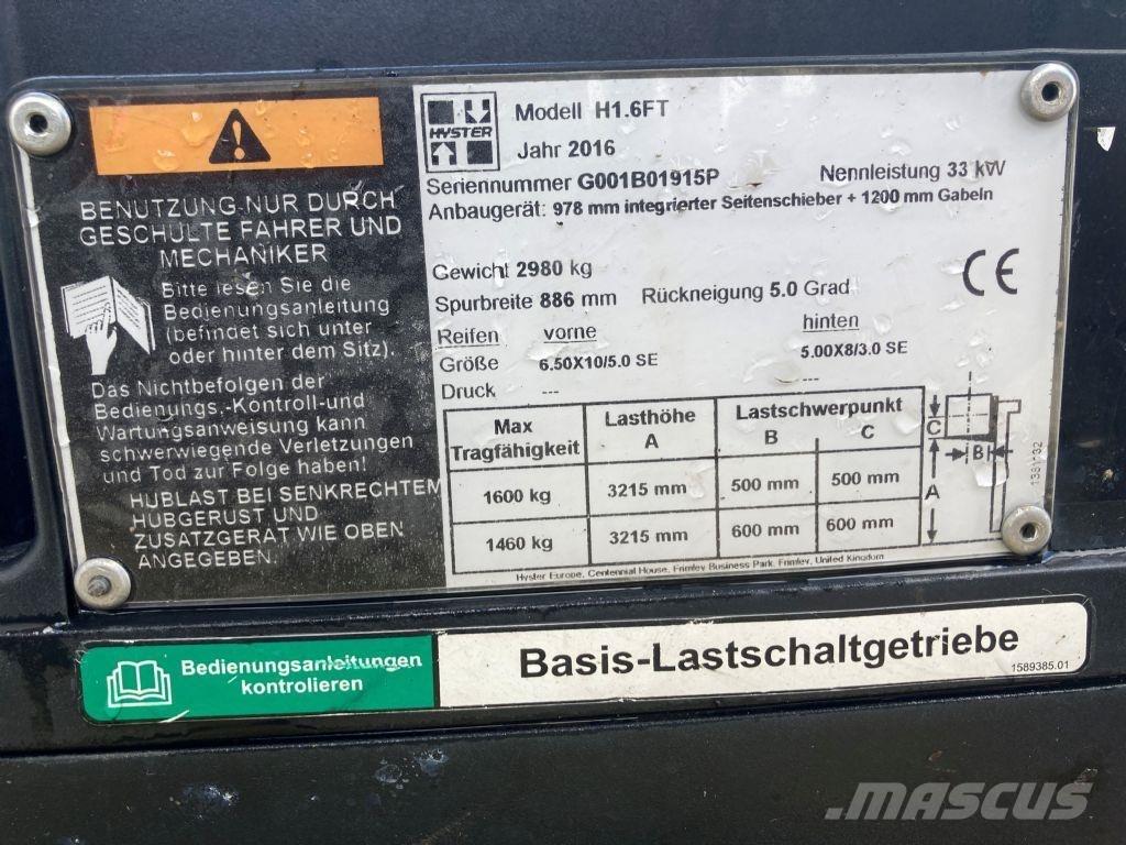 Hyster H 1.6 FT Carretillas LPG