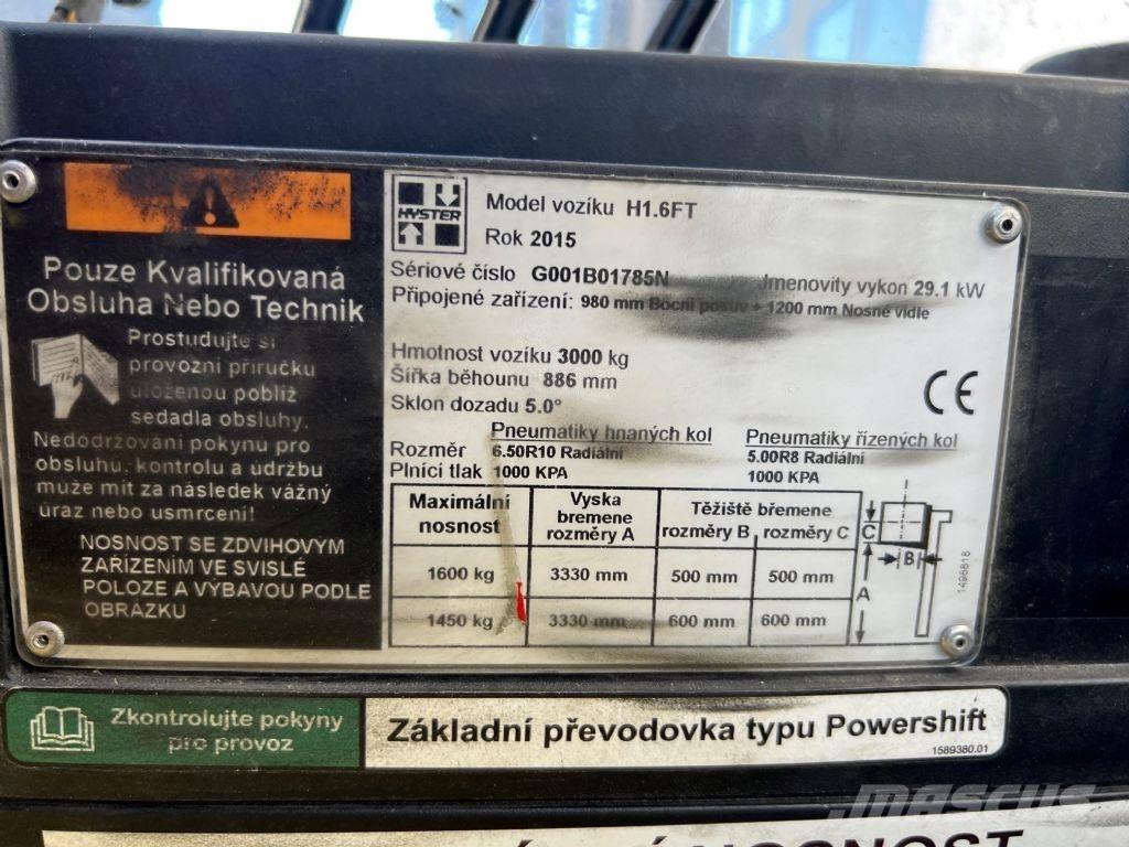 Hyster H 1.6 FT Carretillas diesel