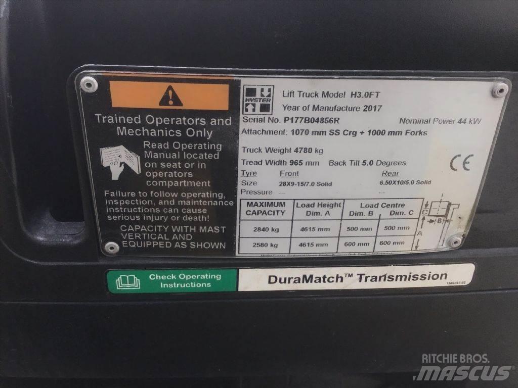 Hyster H 3.0 FT Carretillas LPG