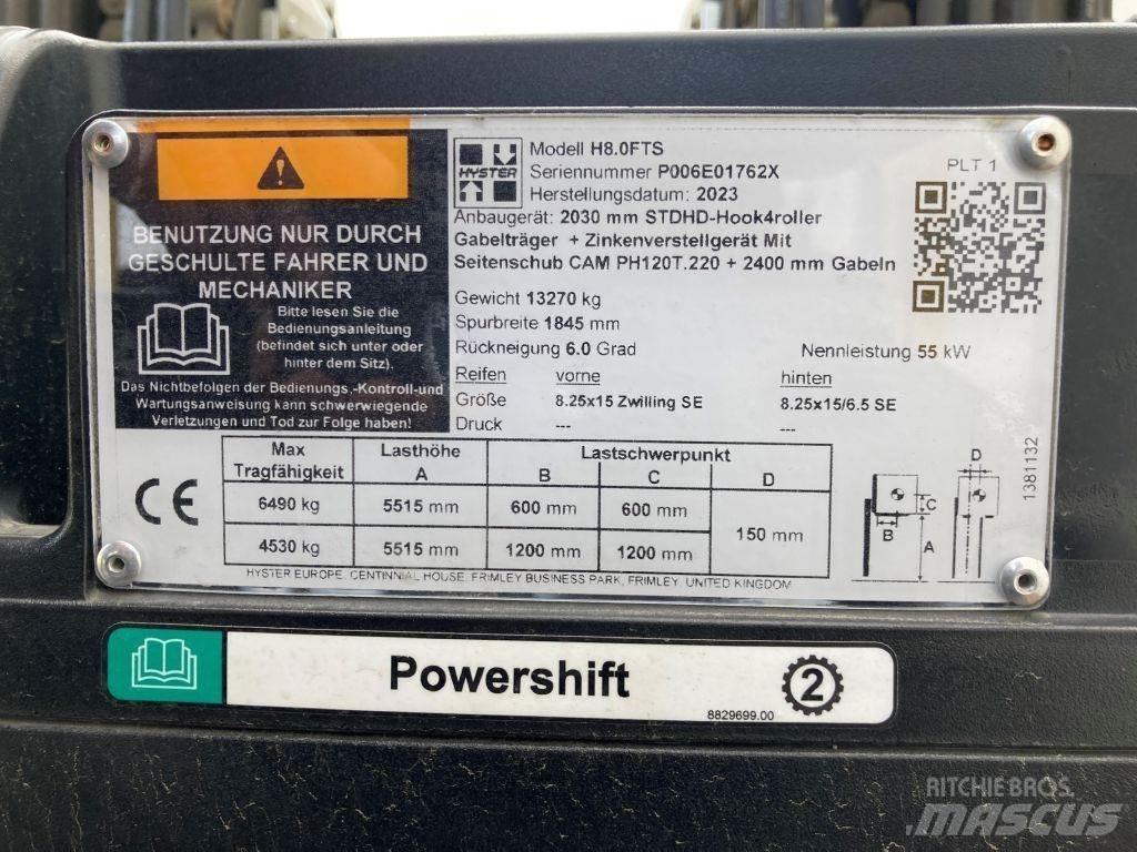 Hyster H 8.0 FTS Carretillas diesel