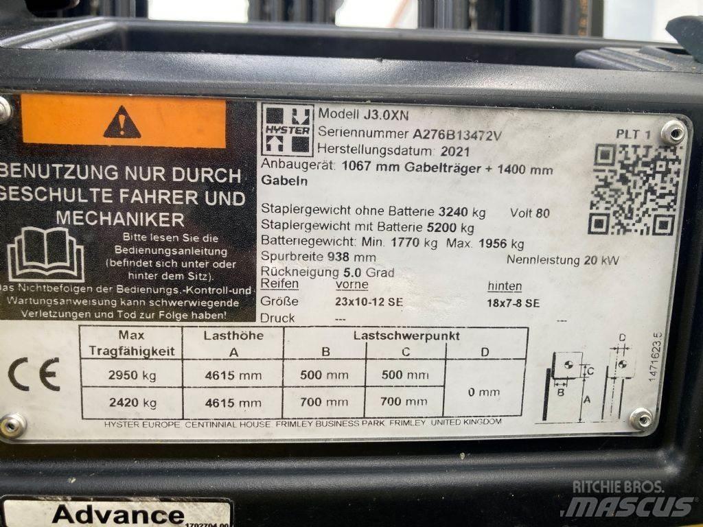 Hyster J 3.0 XN Carretillas de horquilla eléctrica