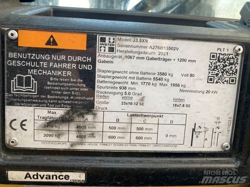 Hyster J 3.5 XN Carretillas de horquilla eléctrica