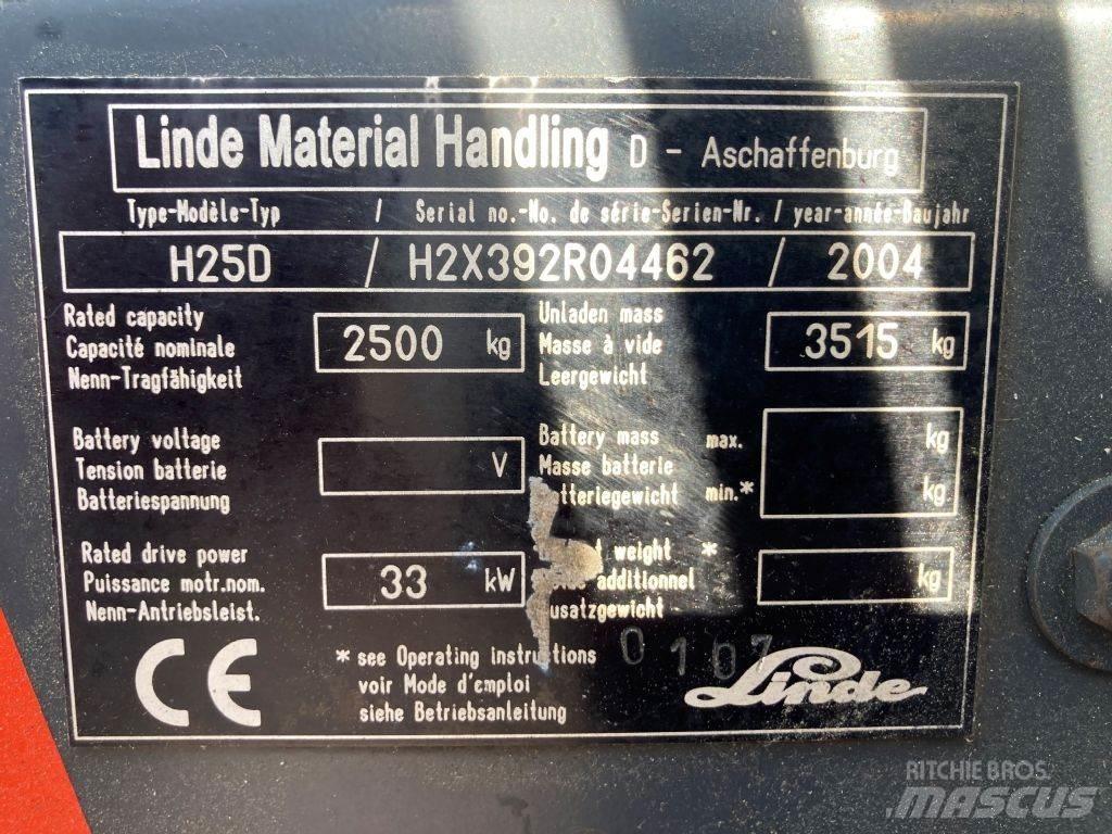 Linde H25D Carretillas diesel