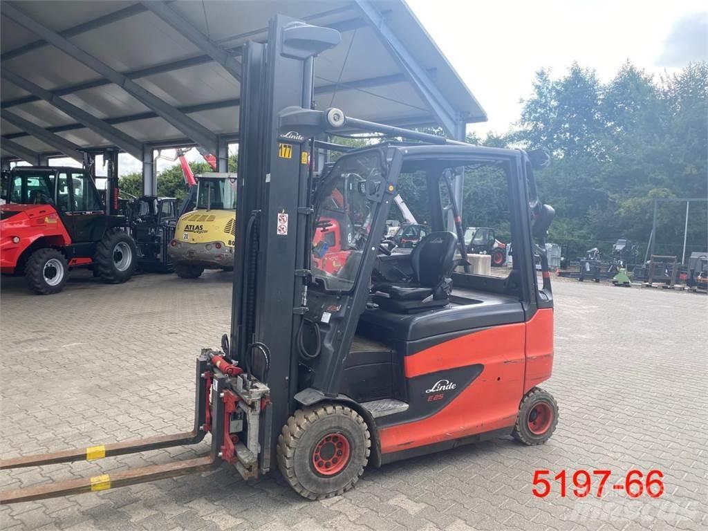 Linde E 25 HL - 01 600 Carretillas de horquilla eléctrica