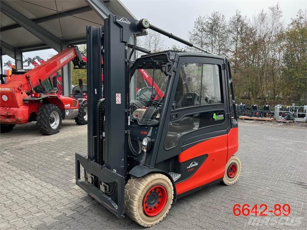 Linde E 50 HL 01 Carretillas de horquilla eléctrica