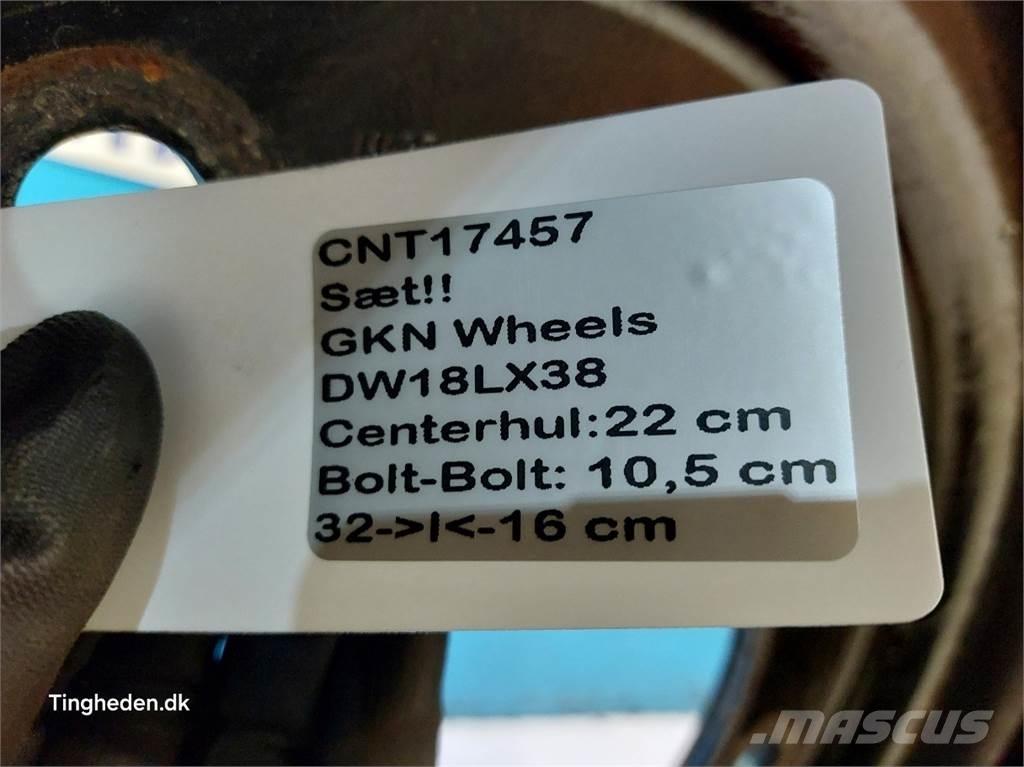 38 DW18Lx38 Sæt Neumáticos, ruedas y llantas