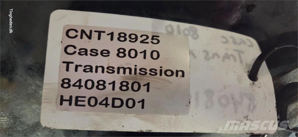 CASE 8010 Transmisión