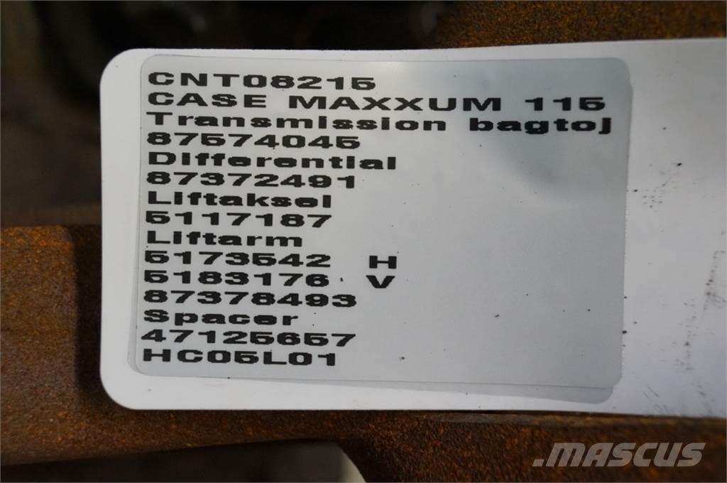 CASE Maxxum 115 Transmisión