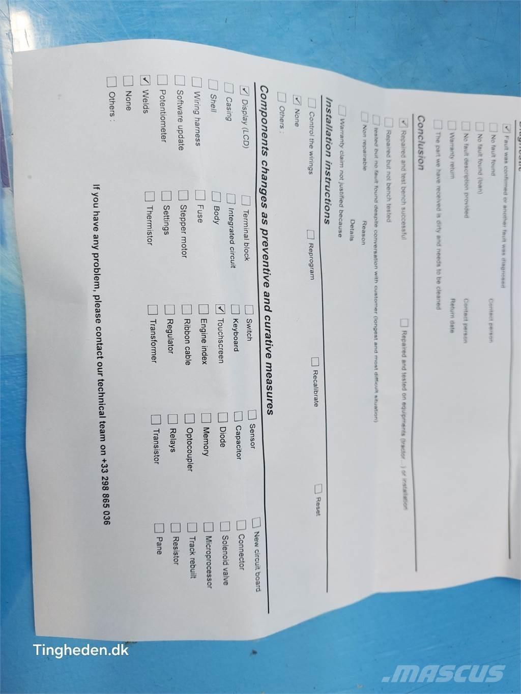 CASE Maxxum 115 Electrónicos