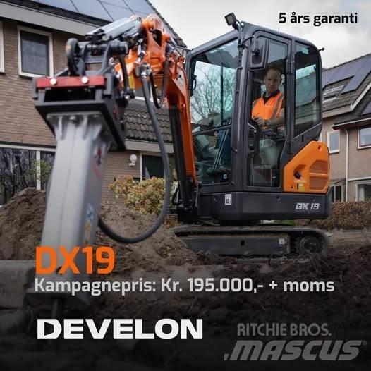 Develon DX19-7 Mini excavadoras < 7t