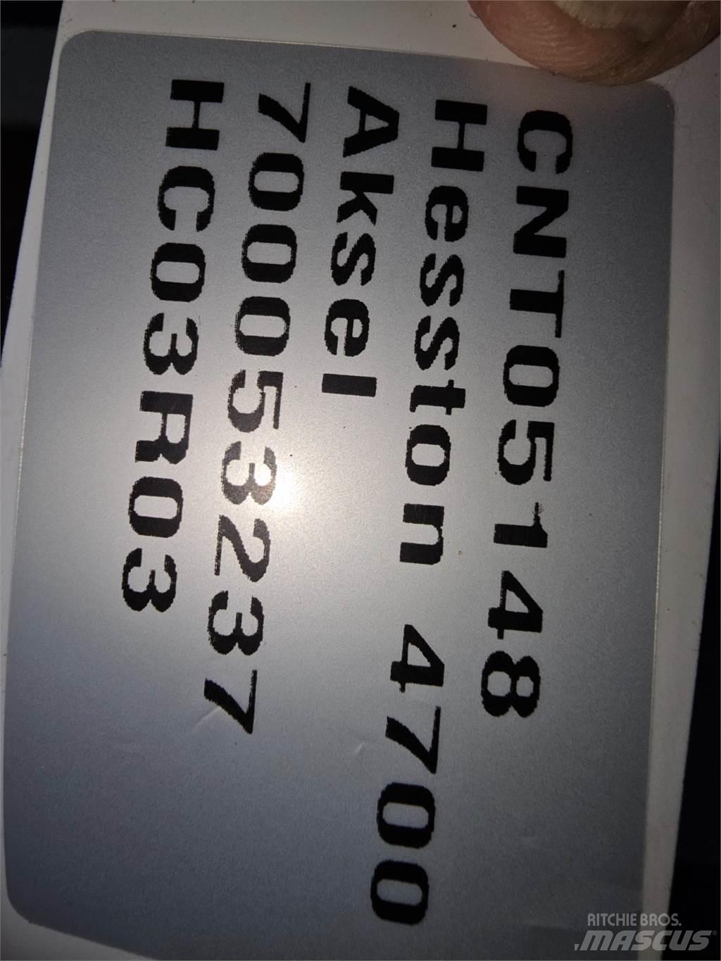 Hesston 4700 Otros equipos usados para la recolección de forraje