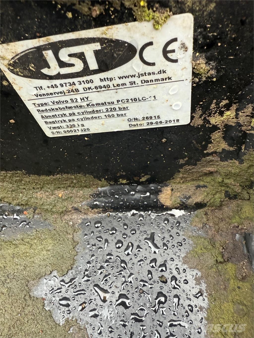  Hydraulisk fæste Enganches rápidos