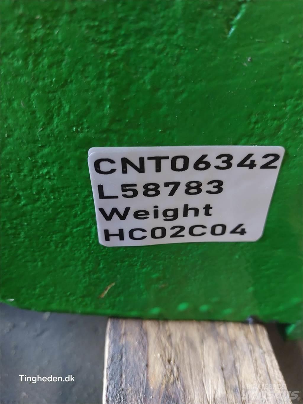 John Deere 1850 Contrapeso delantero